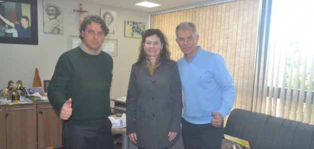 Anibelli Neto receba a visita da Vereadora Mari do Hospital de Imbituva