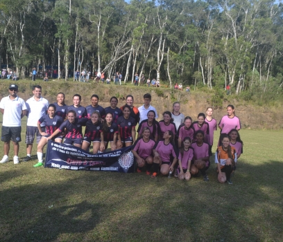 Final de Semana com Futebol na Associação de Moradores Areia Fina no Lajeado em Rio Negro.