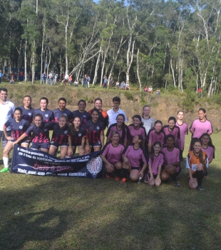 Final de Semana com Futebol na Associação de Moradores Areia Fina no Lajeado em Rio Negro.