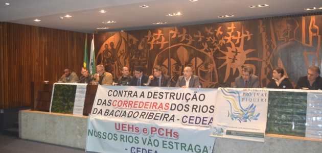 Anibelli Neto participa da Audiência Pública sobre PCH’s – Pequenas Centrais Hidrelétricas ao longo do Vale da Ribeira.