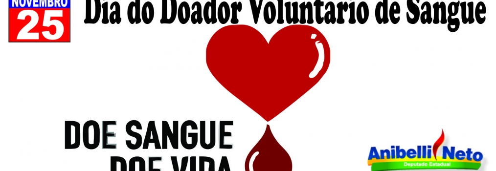 Dia do Doador Voluntário de Sangue