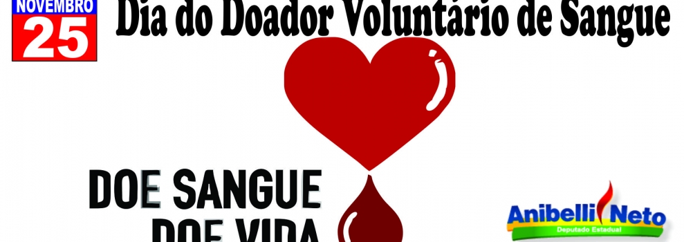 Dia do Doador Voluntário de Sangue