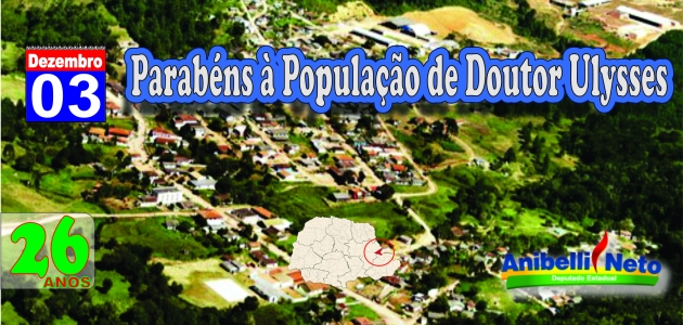 Parabéns à População de Doutor Ulysses