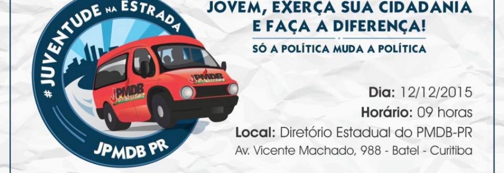 JUVENTUDE DO PMDB PROMOVE 2º ENCONTRO ANUAL NO DIA 12 DE DEZEMBRO