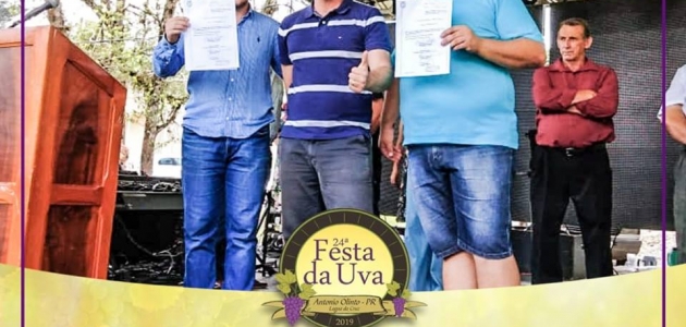 24º Festa da Uva da Lagoa da Cruz no município de Antônio Olinto