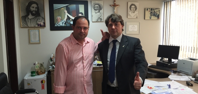 Deputado Anibelli Neto recebe Presidente do PMDB de Floresta