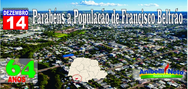 Parabéns Francisco Beltrão