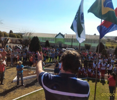 Anibelli visita o município de Honório Serpa para as festividades do Dia da Independência.