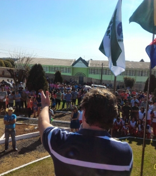 Anibelli visita o município de Honório Serpa para as festividades do Dia da Independência.