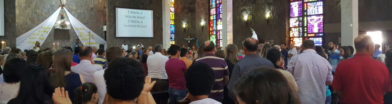 Santa Missa em louvor à Padroeira de Clevelândia Nossa Senhora da Luz.