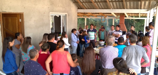 Anibelli visita amigos em Quatro Barras