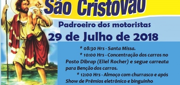 Grandiosa Festa de são Cristóvão em Cerro Azul
