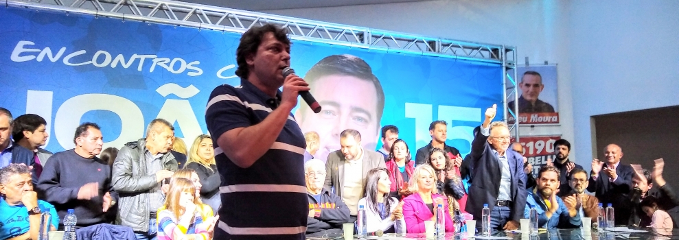 Anibelli Neto lança sua campanha 15190 para deputado estadual junto com João Arruda 15, para governador.