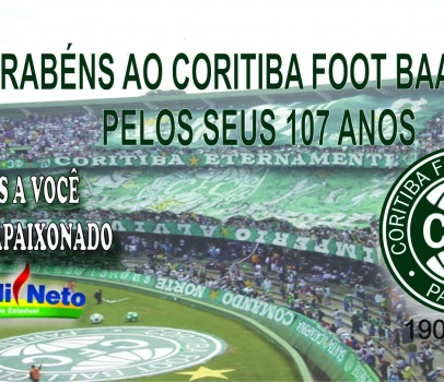 Parabéns Coritiba pelos seus 107 anos