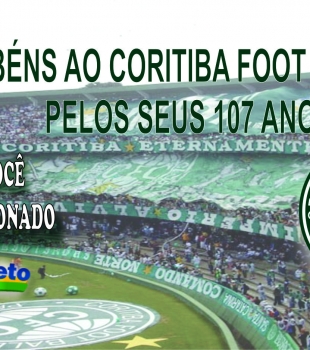 Parabéns Coritiba pelos seus 107 anos