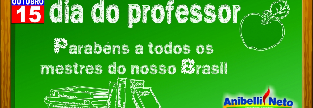 Parabéns pelo dia do professor!