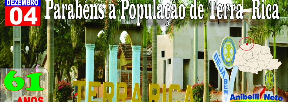 Parabéns Terra Rica