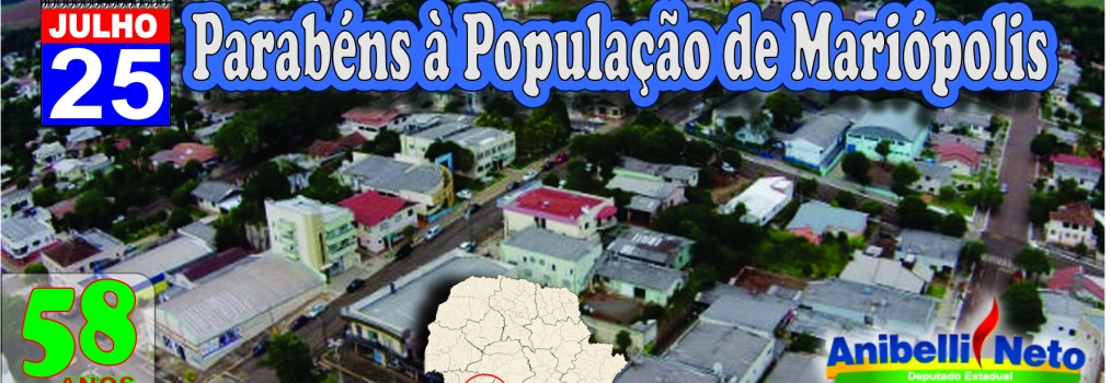 HISTÓRIA DO MUNICÍPIO DE MARIÓPOLIS