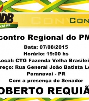 PMDB realiza encontros nos Municípios de Paranavaí e Maringá