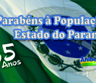 Parabéns à População do Estado do Paraná