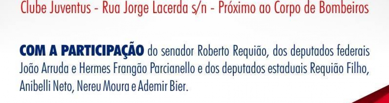 PMDB-PR realiza em Pato Branco o 13º Encontro Regional e Reunião Ampliada da Executiva Estadual