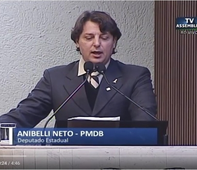 Anibelli Neto discursa em Plenário destacando o lançamento da Frente Parlamentar em Defesa dos Trabalhadores