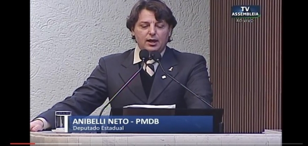 Anibelli Neto discursa em Plenário destacando o lançamento da Frente Parlamentar em Defesa dos Trabalhadores
