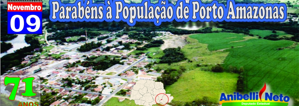 Parabéns à População de Porto Amazonas