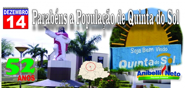 Parabéns Quinta do Sol