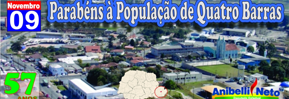 Parabéns à População de Quatro Barras