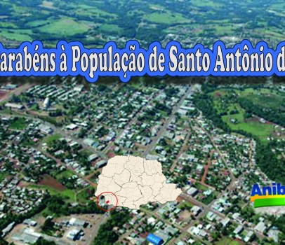 Parabéns à População de Santo Antônio do Sudoeste