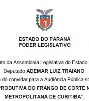 Bloco da Agricultura Familiar realiza Audiência sobre o Frango de Corte