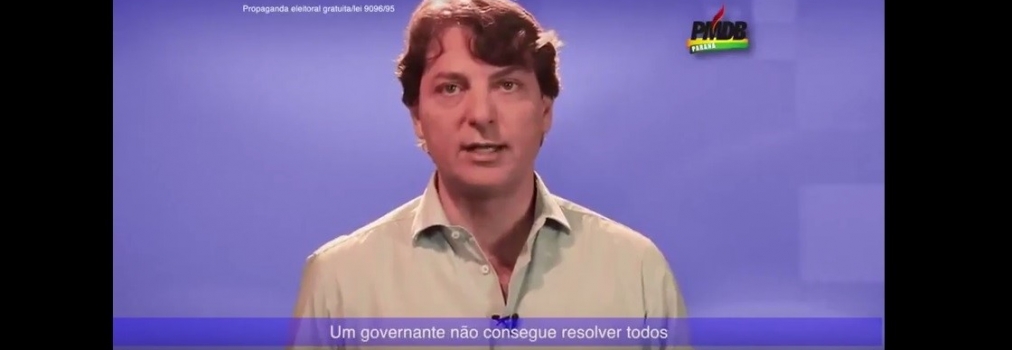 Anibelli Neto fala sobre as eleições municipais na propaganda do PMDB