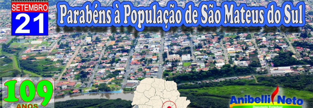 Parabéns à População de de São Mateus do Sul