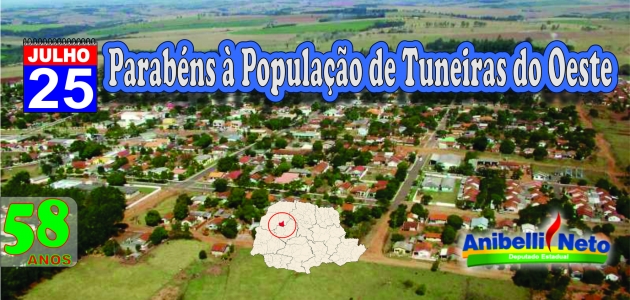 Histórico de Tuneiras do Oeste