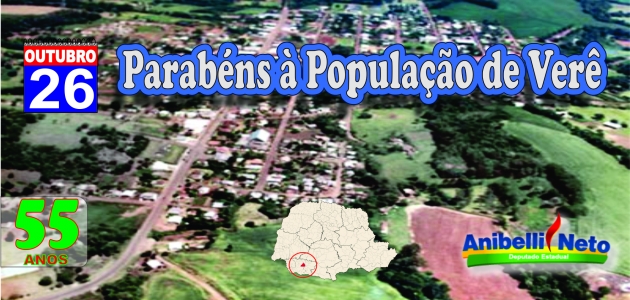 Parabéns à População de Verê.