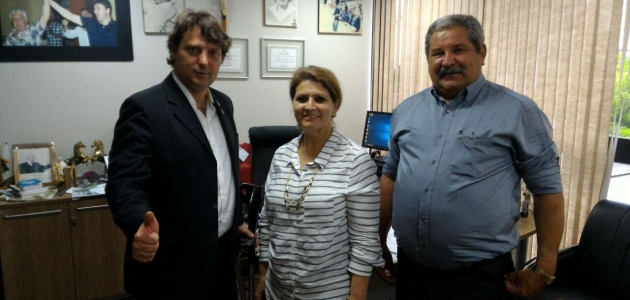 Prefeita eleita de Coronel Domingos Soares visita Anibelli Neto