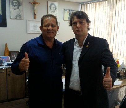 Prefeito de Munhoz de Melo visita Anibelli Neto