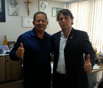 Prefeito de Munhoz de Melo visita Anibelli Neto