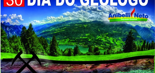 Parabéns pelo dia do Geólogo