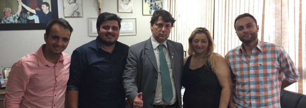 Prefeita de Agudos do Sul Luciane Teixeira visita Deputado Anibelli Neto.