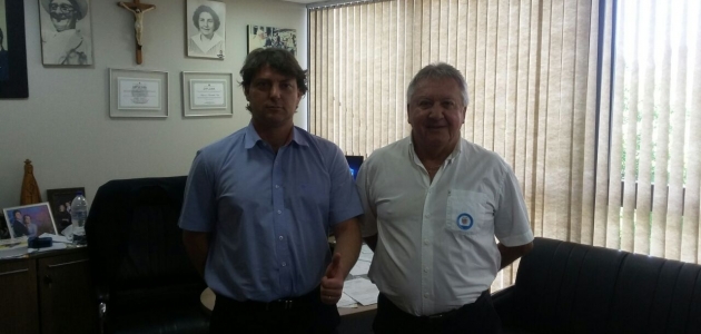 Visita do ex-prefeito Tiquinho de São Mateus do Sul