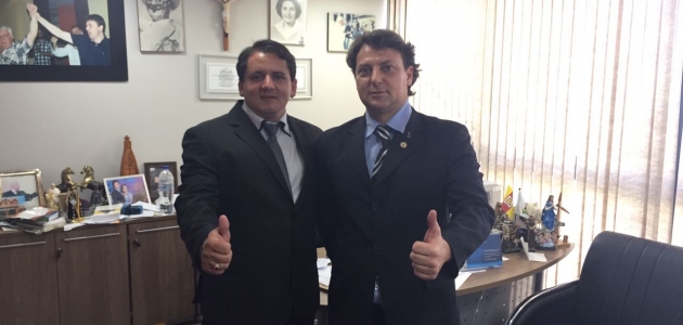 Vereador Zico do Município de Palmas visita Anibelli Neto