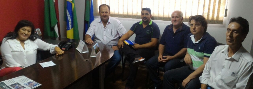 Deputado Anibelli Neto visita a Prefeita de Amaporã Terezinha Yamakawa