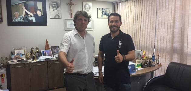 Anibelli recebe visita do vereador de Santo Antônio do Sudoeste Cláudio do Carmo