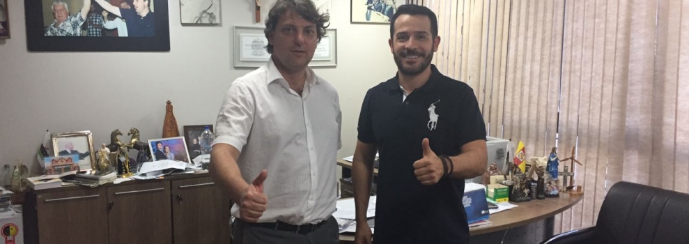 Anibelli recebe visita do vereador de Santo Antônio do Sudoeste Cláudio do Carmo