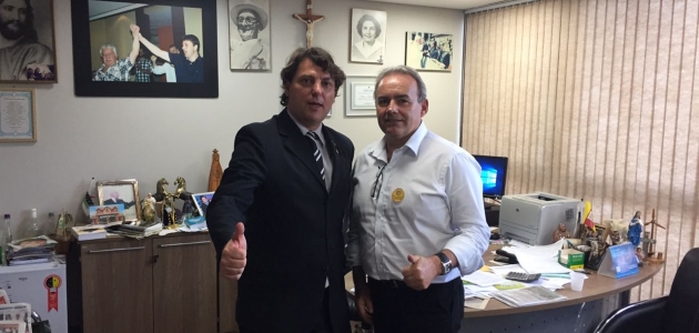 Vereador Salmória de Chopinzinho visita Anibelli Neto