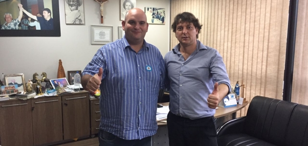 Visita do Grande Amigo Baby Negrelli