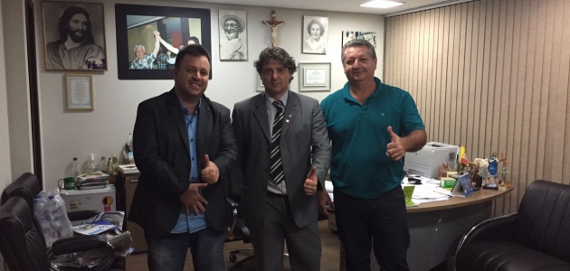 Visita do prefeito Sergio de Santa Monica