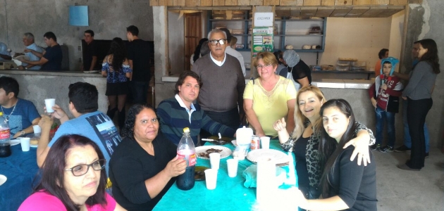 Anibelli Neto participou da festa do Queimados em Agudos do Sul pela 13º vez consecutiva.